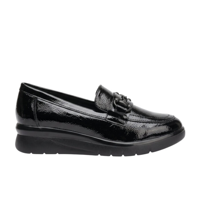 Yameiji Γυναικεία Μοκασίνια Mαύρα GR2093 - Lampis Shoes