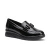 Yameiji Γυναικεία Μοκασίνια Mαύρα GR2093 - Lampis Shoes
