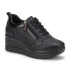 Yameiji Γυναικεία Sneakers Mαύρα HΤ1879 - Lampis Shoes