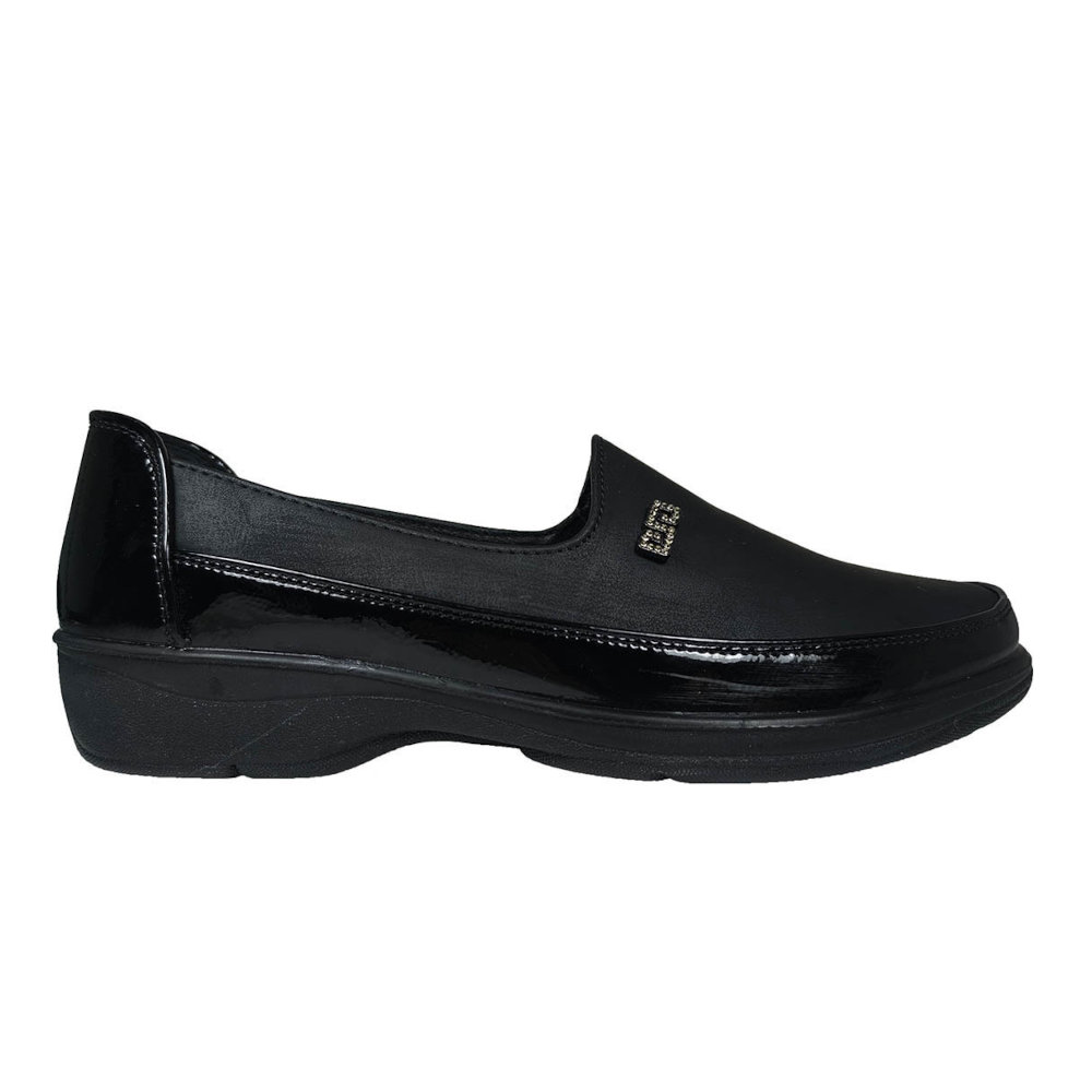 Zak Ανατομικά Γυναικεία Μοκασίνια Mαύρα SD76079 - Lampis Shoes