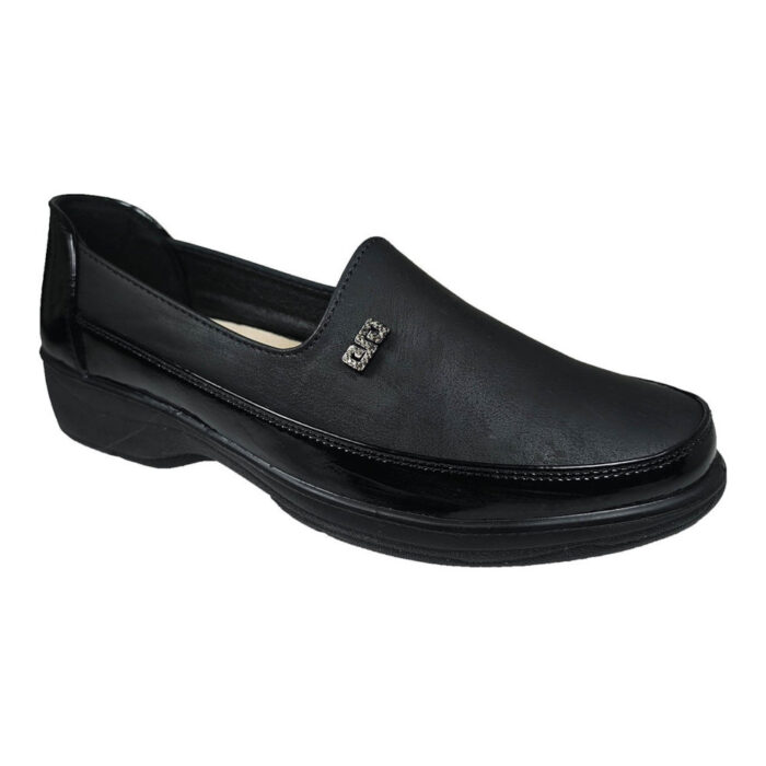 Zak Ανατομικά Γυναικεία Μοκασίνια Mαύρα SD76079 - Lampis Shoes