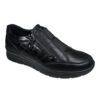 Zak Γυναικεία Ανατομικά Sneakers Mαύρα SD76077 - Lampis Shoes