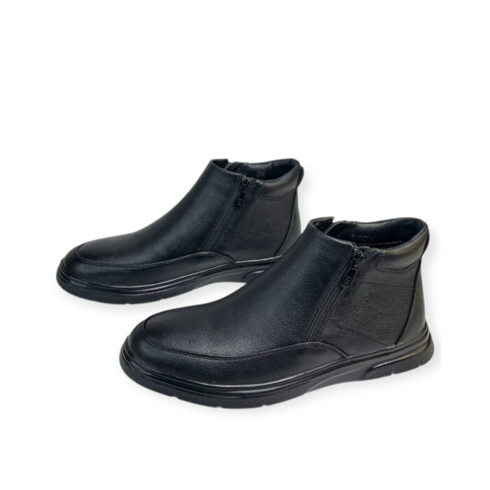Zak Ανδρικά Μποτάκια Μαύρα SD54004 - Lampis Shoes