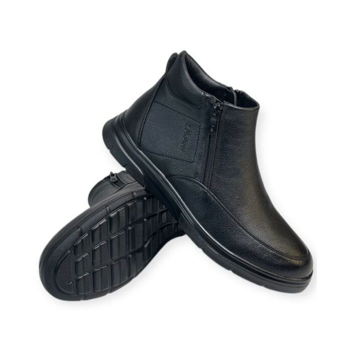 Zak Ανδρικά Μποτάκια Μαύρα SD54004 - Lampis Shoes