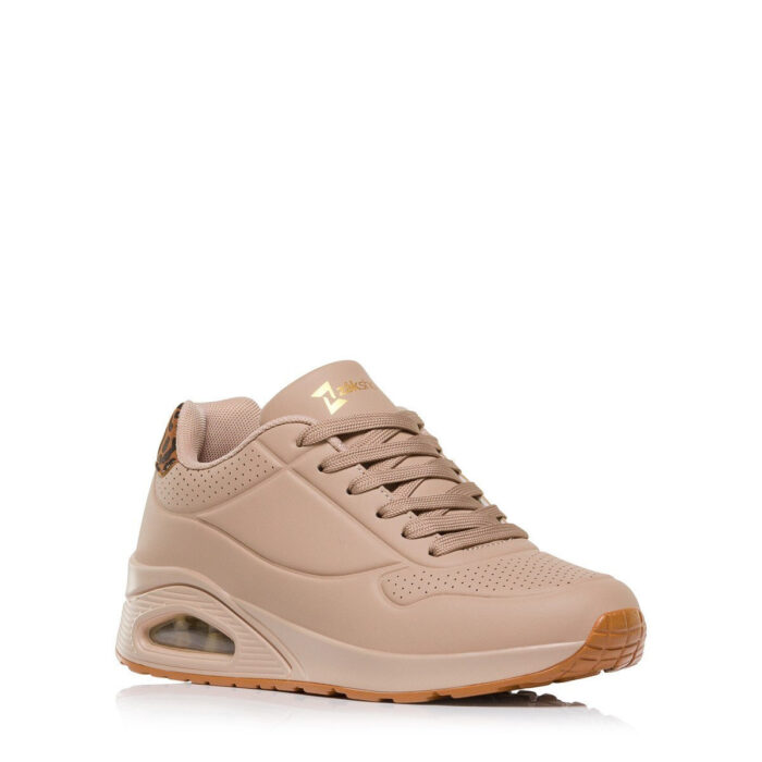 Zak Γυναικεία Ανατομικά Sneakers Μπεζ SD26051 - Lampis Shoes