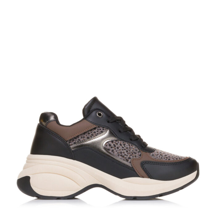 Zak Γυναικεία Ανατομικά Sneakers Mαύρα SD07036 - Lampis Shoes