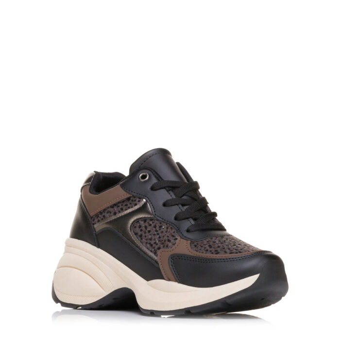 Zak Γυναικεία Ανατομικά Sneakers Mαύρα SD07036 - Lampis Shoes