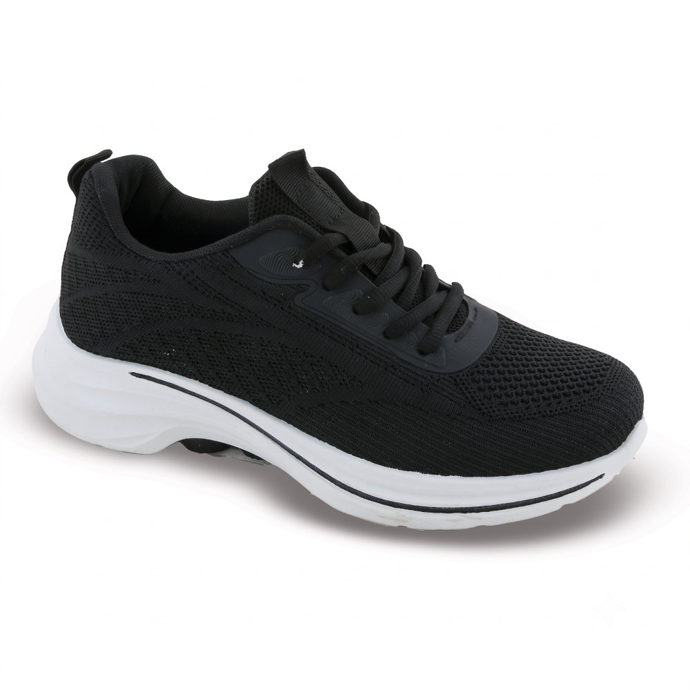 Zak Γυναικεία Sneakers Μαύρα SD07029 - Lampis Shoes