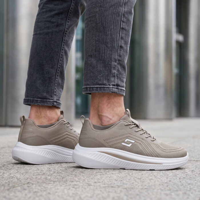 Atlanta Ανδρικά Sneakers Χακί CC192 - Lampis Shoes