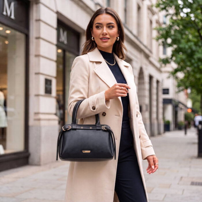 Bag to Bag Γυναικεία Τσάντα Χειρός Μαύρη BTB0082 - Lampis Shoes