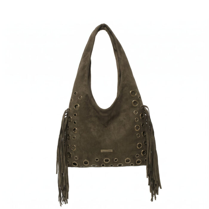 Bag to Bag Γυναικεία Τσάντα Ώμου Χακί WH26008 - Lampis Shoes