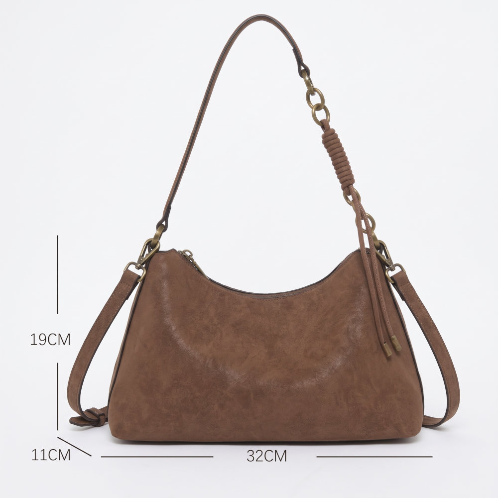 Bag to Bag Γυναικεία Τσάντα Ώμου Χακί WH26022 - Lampis Shoes