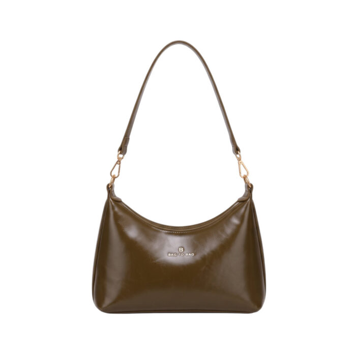 Bag to Bag Γυναικεία Τσάντα Ώμου Χακί YC03155 - Lampis Shoes