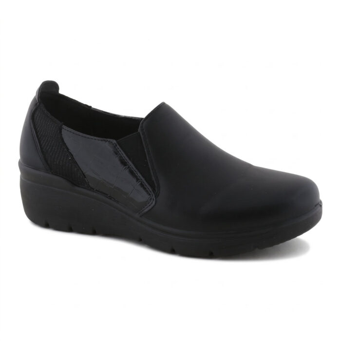 Blondie Γυναικεία Μοκασίνια Μαύρα SD65111 - Lampis Shoes