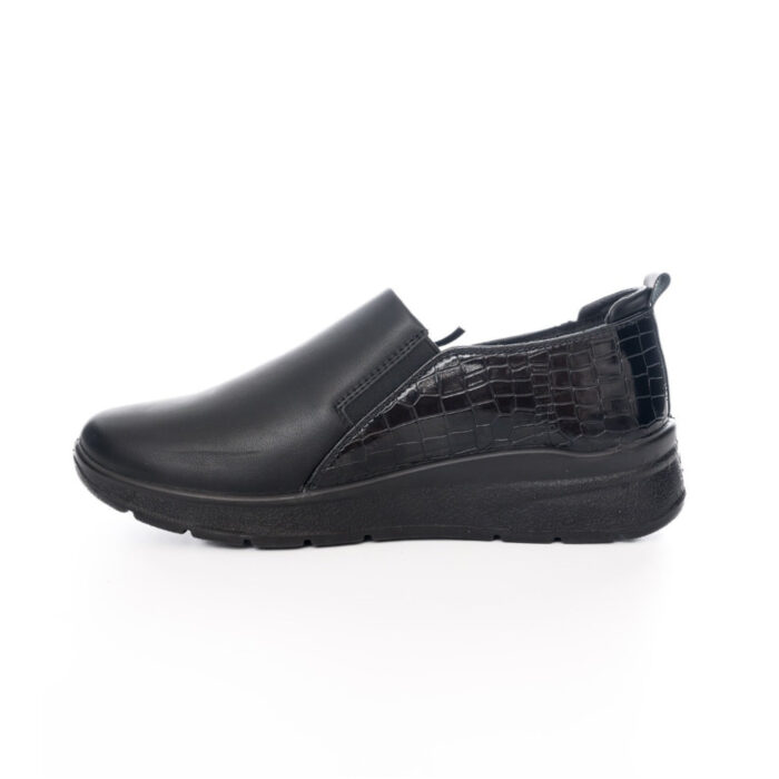 Blondie Γυναικεία Μοκασίνια Μαύρα SD76046 - Lampis Shoes