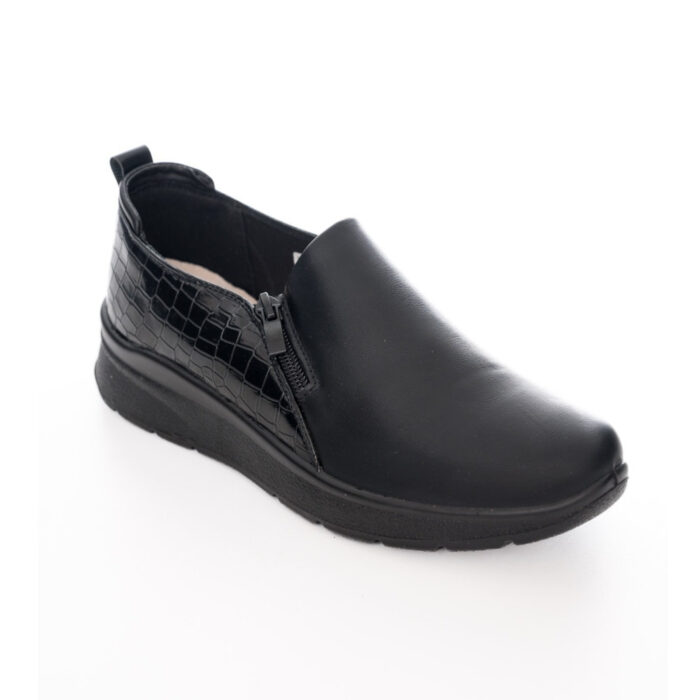 Blondie Γυναικεία Μοκασίνια Μαύρα SD76046 - Lampis Shoes
