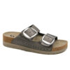 Comfort Way Shoes Γυναικεία Ανατομικά Σανδάλια Flatforms Ανθρακί 488 - Lampis Shoes