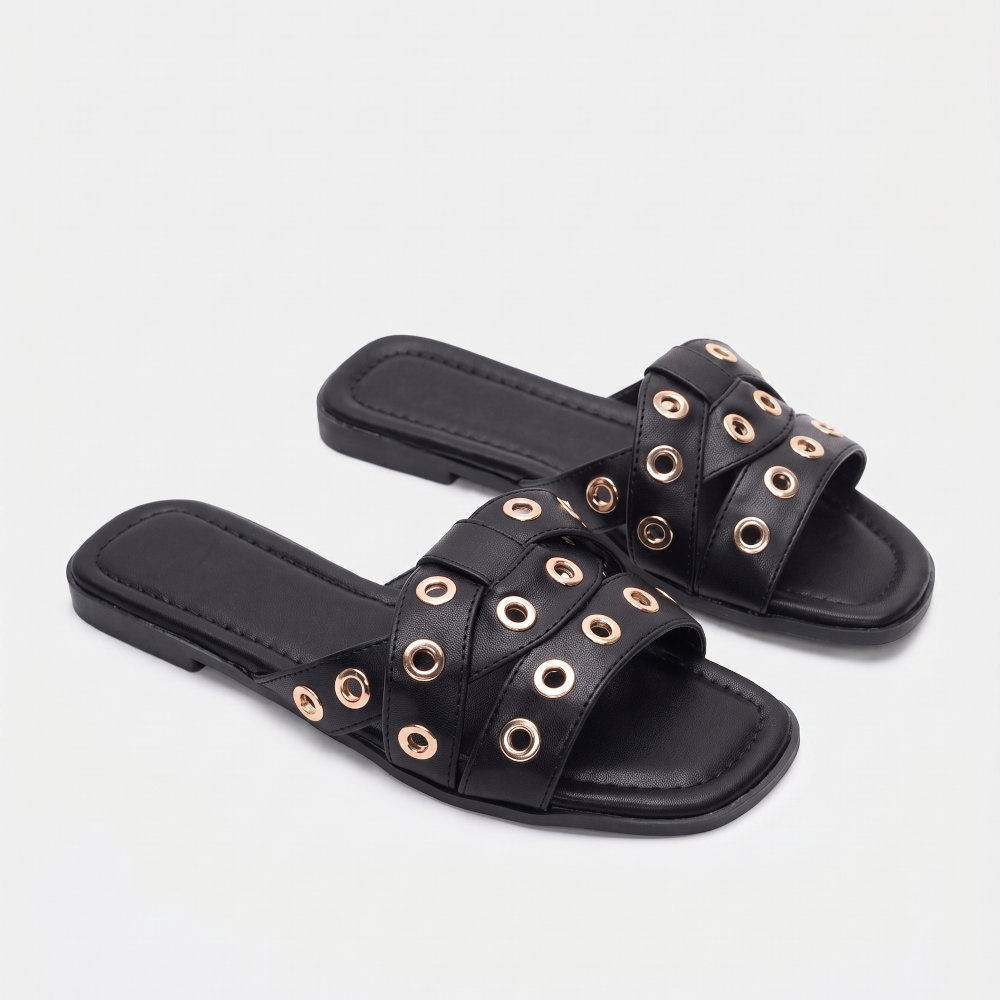 Joalice Γυναικεία Σανδάλια Μαύρα - Lampis Shoes