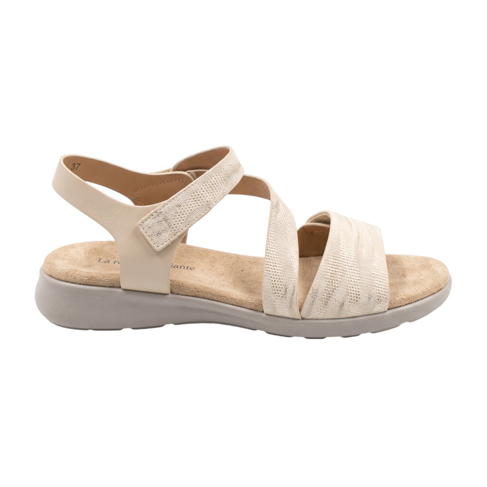 La Bottine Souriante Γυναικεία Πέδιλα Μπεζ BHY1005 - Lampis Shoes