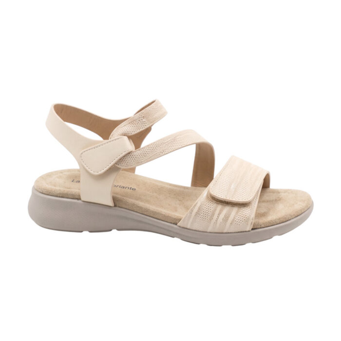 La Bottine Souriante Γυναικεία Πέδιλα Μπεζ BHY1005 - Lampis Shoes
