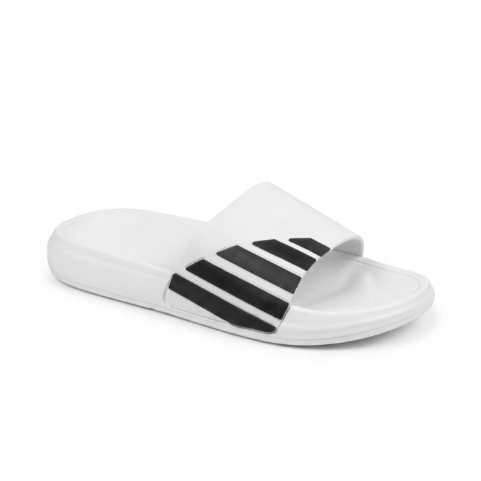 Lampis Shoes Ανδρικές Παντόφλες Λευκές CC07 - Lampis Shoes