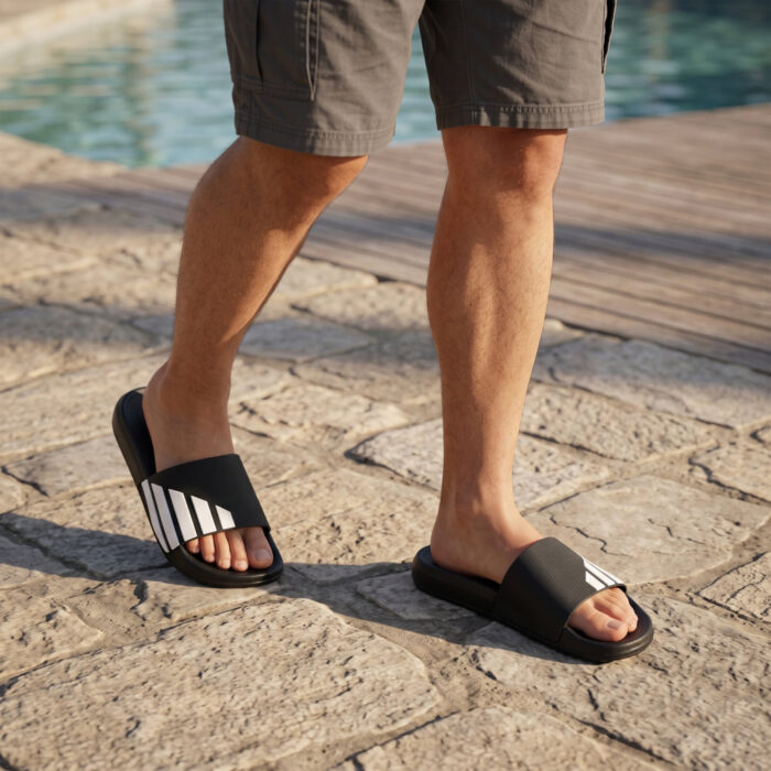 Lampis Shoes Ανδρικές Παντόφλες Μαύρες CC07 - Lampis Shoes