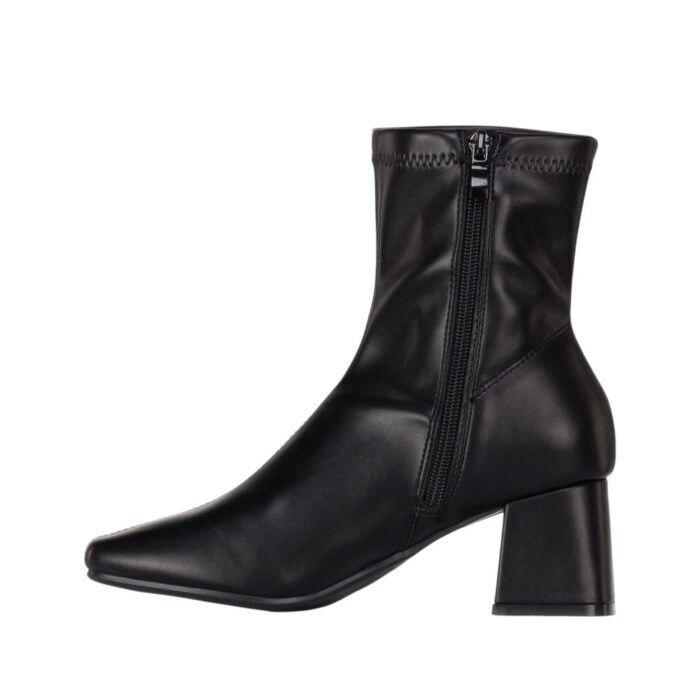 Lampis Shoes Γυναικεία Μποτάκια Κάλτσα Μαύρα A3043-02 - Lampis Shoes