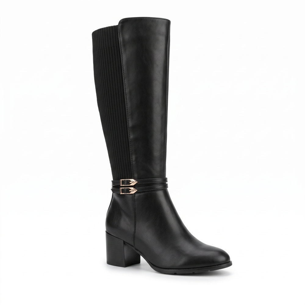 Lampis Shoes Γυναικείες Μπότες Μαύρες MB102 - Lampis Shoes
