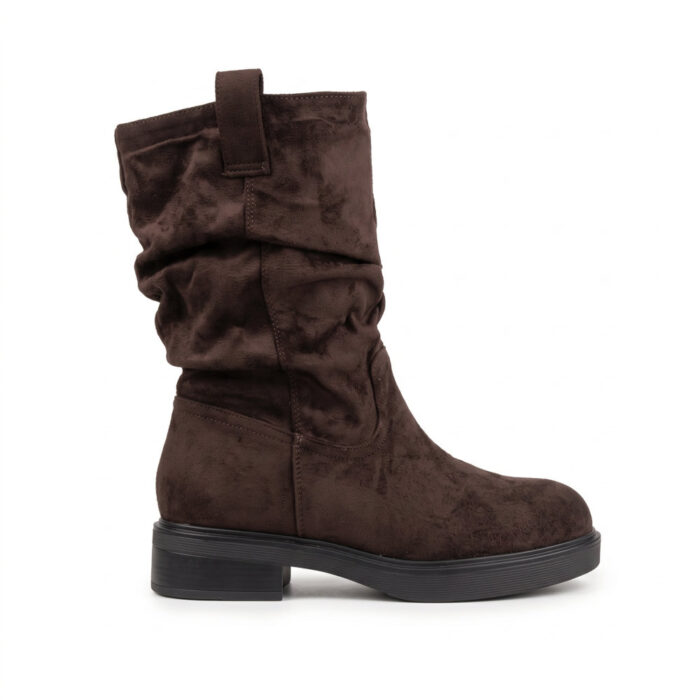 Mellisa Γυναικείες Μπότες Καφέ MS2171 - Lampis Shoes