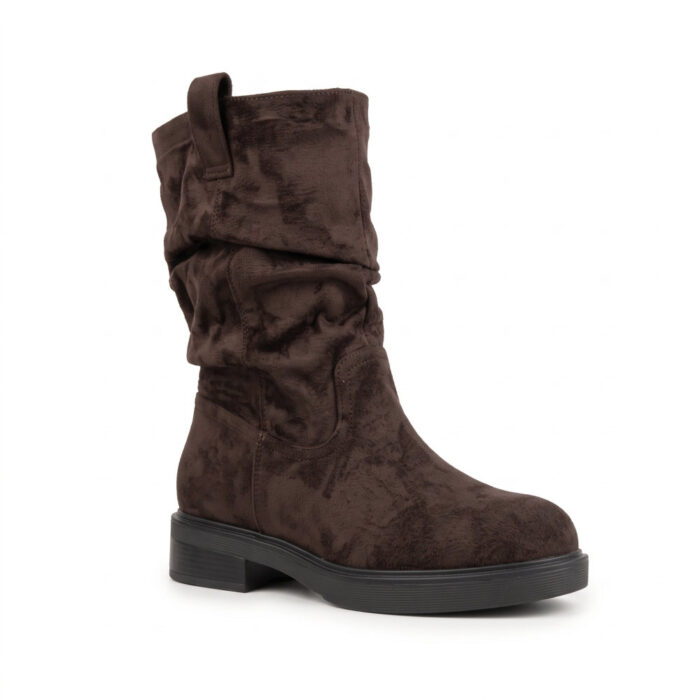 Mellisa Γυναικείες Μπότες Καφέ MS2171 - Lampis Shoes