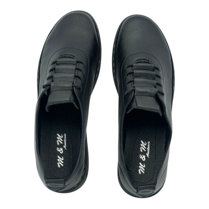 Mira & Max Γυναικεία Ανατομικά Slip-on Mαύρα M31-1 - Lampis Shoes