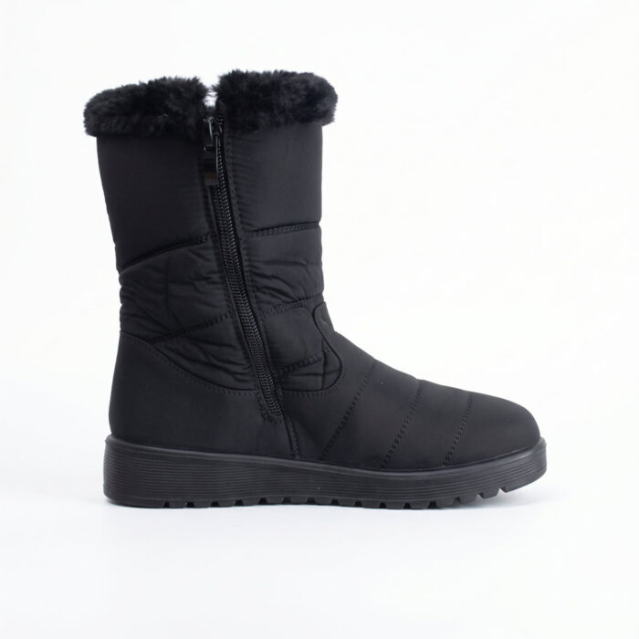 Mira & Max Γυναικεία Μποτάκια Μαύρα F8001 - Lampis Shoes