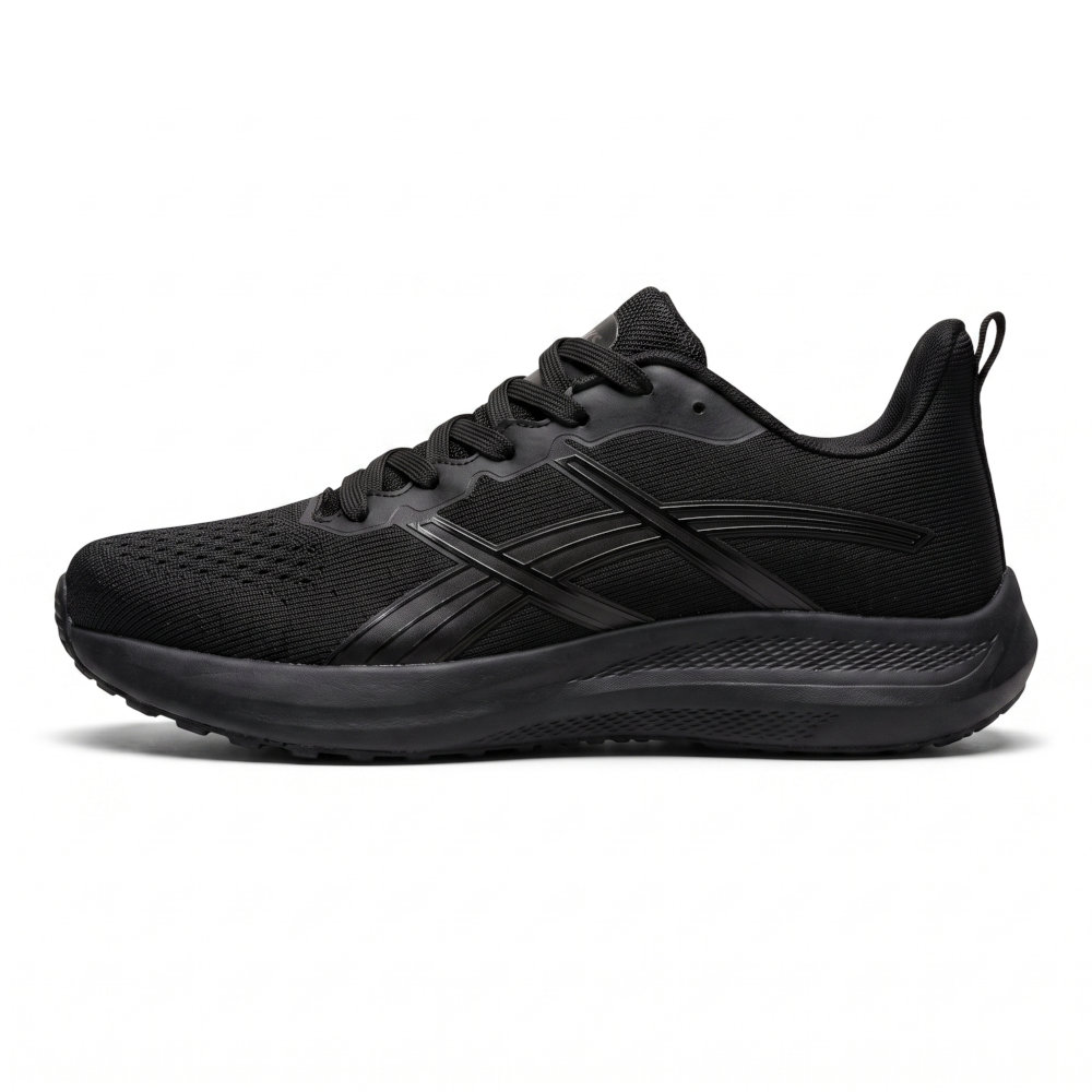 Plato Ανδρικά Sneakers Μαύρα M-24113-1 - Lampis Shoes