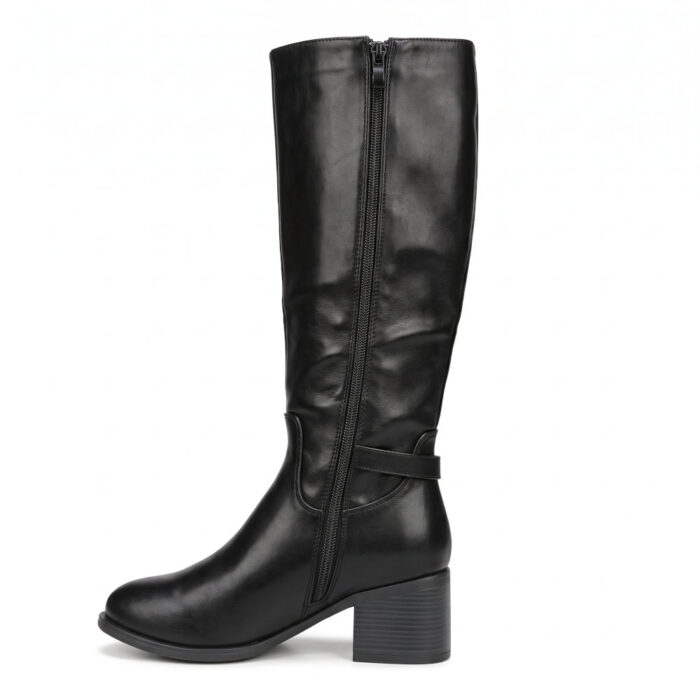 Plato Γυναικείες Μπότες Μαύρες 05658 - Lampis Shoes