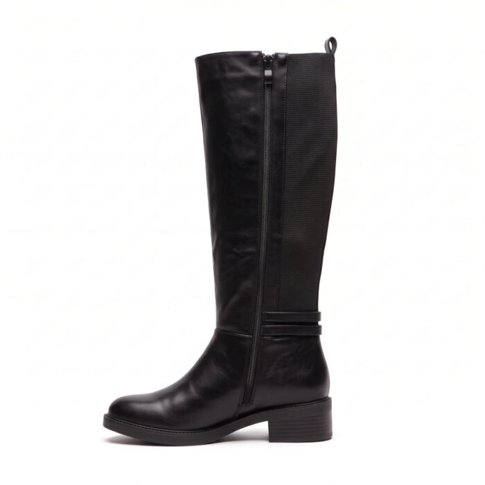 Plato Γυναικείες Μπότες Μαύρες RQ-568 - Lampis Shoes