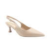 Plato Μυτερές Γόβες Μπεζ 34575 - Lampis Shoes
