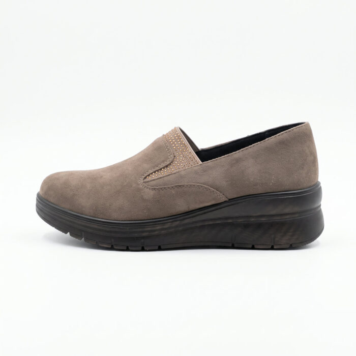 Renta Γυναικεία Loafers Χακί KY6565-18 - Lampis Shoes