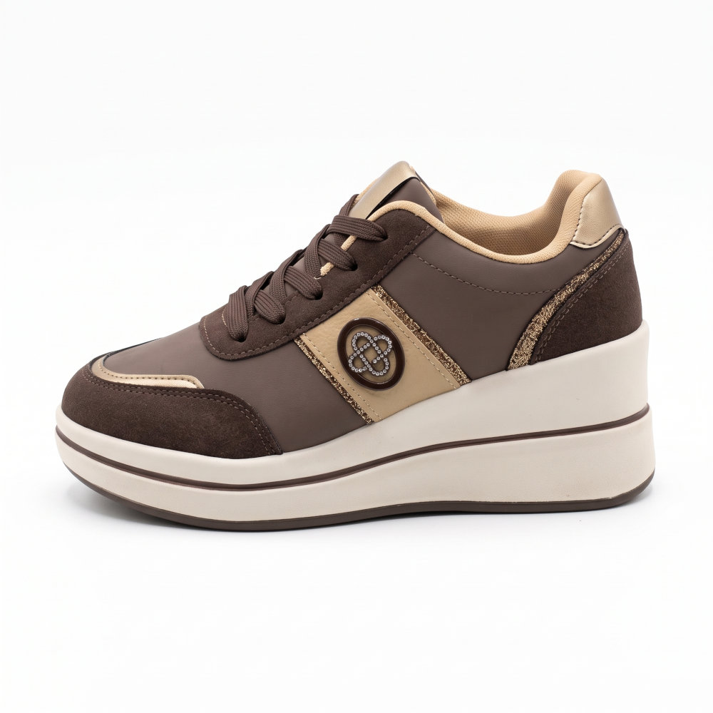 Renta Γυναικεία Sneakers Καφέ 85-215 - Lampis Shoes