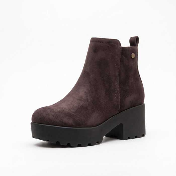 Super Mode Γυναικεία Μποτάκια Καφέ 924 - Lampis Shoes