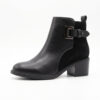 Super Mode Γυναικεία Μποτάκια Μαύρα 1327 - Lampis Shoes