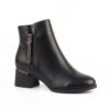 Super Mode Γυναικεία Μποτάκια Μαύρα 22089-13D - Lampis Shoes