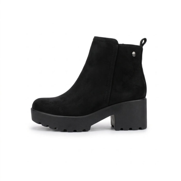 Super Mode Γυναικεία Μποτάκια Μαύρα 924 - Lampis Shoes